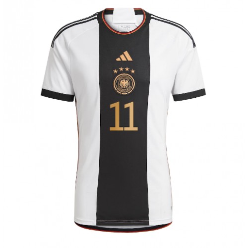 Maillot de foot Allemagne Mario Gotze #11 Domicile Monde 2022 Manches Courte